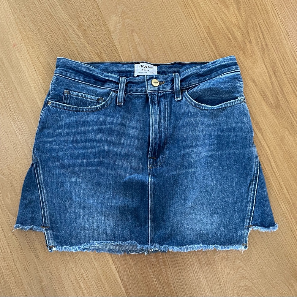 Frame Denim Skirt